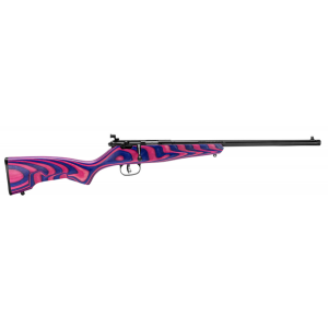 SAVAGE 13797 Rascal Minimalist 22 Lr 1 16.13 In Pink & Purple Hybrid Laminate Stock Blued Right Hand