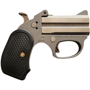 Bond BAHB Honey B 22 LR 2rd Shot 3 Matte Stainless Steel Frame Black Extended B6 Resin Grips, Break-Action Handgun