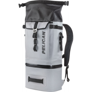 Pelican Soft Cooler Backpack Compression Molded Grey SOFTCBKPKLGRY - Pelican