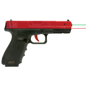 NextLevel Training Performer RG SIRT Laser, Red Polymer Slide with Red Trigger Take-Up and Green Shot Indicating Laser, Red and Black Finish 017-P2G000