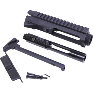 Guntec Ar15 Stripped Billet Upper Receiver Kit Black GT-UPPER-KIT - Guntec Usa