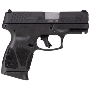 Taurus 1-G3CSR9031 G3c 9mm Luger Caliber with 3.20 in Barrel, 12+1 Capacity, Black Finish Picatinny Rail Frame, Serrated Matte Black Tenifer Steel Slide, Polymer Grip & No Manual Safety Includes 3 Mags
