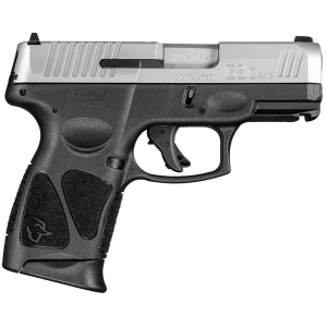 Taurus 1G3C9392X10 G3C 9mm Luger 10+1 3.20 in Matte Stainless Steel Barrel Serrated Steel Slide, Black Polymer Frame w/Picatinny Rail, Black Polymer Grips