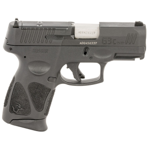 Taurus 1G3CP9312X12 G3C 9mm Luger 12+1 3.20 in Matte Stainless Steel Barrel, Matte Black Tenifer Optic Cut/Serrated Slide, Black Polymer Frame w/Picatinny Rail, Black Polymer Grips