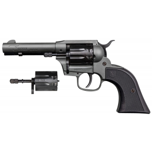 Diamondback DB0500A051 Sidekick 22 LR/22 WMR 4.50 in 9 Shot Dark Gray Cerakote Frame/Barrel, Black Cerakote Cylinder, Black Polymer Grip