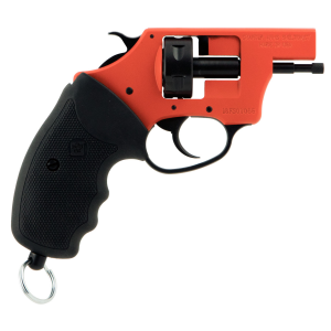 CHARTER Arms 82290 Pro 22 6rd (22 Blank) 7075 Aluminum Frame W/black Orange Finish, Black Rubber Grips