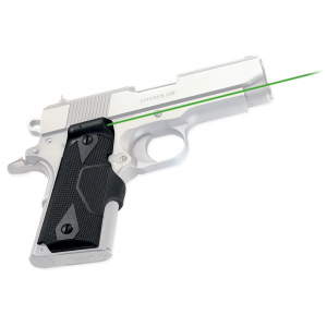 Crimson Trace 0141101 LG-404G Front Activation Green Lasergrips Black 1911 Compact