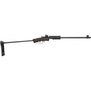Chiappa Firearms 500265 Little Badger Xtreme 22 LR 1rd 16.50 in, Black Metal Finish Xtreme Slim Underfolding Stock, Adjustable Sights, Waterproof Case