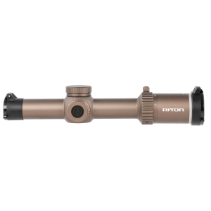 Riton Optics 3T18ASIB 3 Tactix Flat Dark Earth 1-8x24mm 30mm Tube Illuminated OT Reticle - Riton