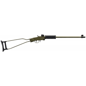 CHIAPPA Firearms 500266 Little Badger 22 Lr 1rd 16.50 In, Od Green Metal Finish Underfolding Stock, Adjustable Sights