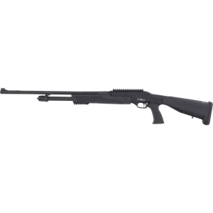 Iver Johnson Pump Deer 20Ga. 3 in 24 in Ct-6 Black Pg Synthetic PAS20PGBLK24