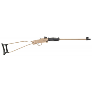 Chiappa Firearms 500255 Little Badger 22 LR 1 16.50 in Desert Sand Cerakote Overall Steel Folding Stock Adjustable Sights & Picatinny Rails