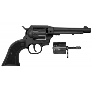 Diamondback DB053CA001 Sidekick Convertible 22 LR/22 Mag 9 Shot, 5.50 Black Cerakote Checkered GFN Grip, Hammer Safety