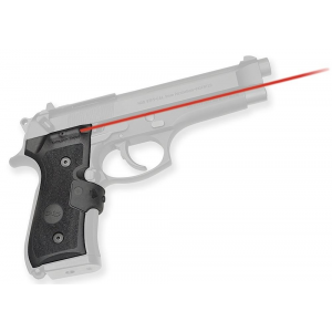 Crimson Trace 0119201 LG-402 Mil-Spec Lasergrips Black Red Laser Beretta 92/96/M9