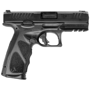 Taurus 1TS9SR041 TS9 Full Size 9mm Luger 17+1 4 in Matte Black Steel Barrel, Matte Black Serrated Slide, Matte Black Polymer Frame w/Picatinny Rail w/Black Polymer Grip w/Interchangeable Backstraps