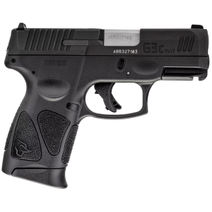 Taurus 1G3C9312X10 G3c 9mm Luger Matte Stainless Steel 3.20 in Barrel 10+1, Polymer Frame With Picatinny Acc. Rail, Tenifer Matte Black Steel Slide, Re-Strike Capability, Manual Safety