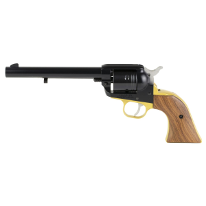Ruger Wrangler, TALO Edition, Single Action, Revolver, 22 LR, 6.5 in Barrel, Alloy, Cerakote Finish, Midnight Blue Frame, Brass Color Trigger Guard, Altamont Grips, Internal Notch Rear Blade Front Sight, 6 Rounds 02050