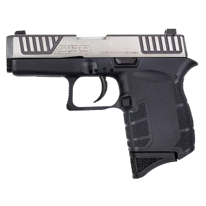 Diamondback DB0200P031 DB9 Micro-Compact 9mm Luger 3 in 6+1 Black Stainless Steel w/Black Accents Slide Black Polymer Grip