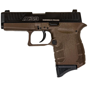 Diamondback DB0200P071 DB9 G4 9mm Luger 3.10 in 6+1 Midnight Bronze Black Stainless Steel Slide Midnight Bronze Polymer Grip