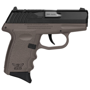 SCCY Industries CPX3CBDERDRG3 CPX-3 RD 380 ACP 10+1 2.96in Flat Dark Earth Polymer/Serrated Black Nitride Stainless Steel Slide/Finger Grooved FDE Polymer Grip