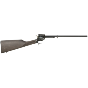 Heritage Mfg BR226B16-PIC Rough Rider Tactical Rancher Full Size 22 LR 6rd 16.12 Black Alloy Steel Barrel, Black Oxide Aluminum Receiver, Black Walnut Fixed Stock, Right Hand, Rimfire Rifle