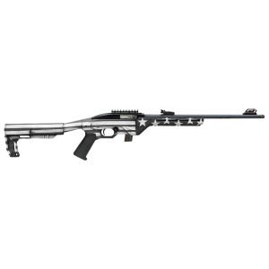 Citadel CIT22LRBUSG Trakr Semi-Auto 22 LR 10+1 18 in Threaded Barrel, Blued Rec, Gray Flag Synthetic Stock, Black Grip