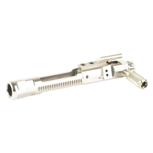 LanTac USA LLC Enhanced Side Charger Bolt Carrier Group 01-UP-SC-NIB-EBCG, Fits AR15, Full Auto Profile, Nickel Boron Finish, Silver 01-UP-SC-NIB-EBCG