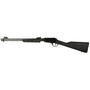 ROSSI Gallery Pump 22 Wmr 12+1 20 In, Black, Polished Steel Barrel/rec, Synthetic Stock, Fiber Optic Sights, Rifle