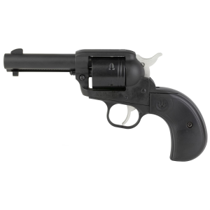 RUGER 2015 Wrangler 22 Lr 3.75 In Barrel 6 Shot Cylinder, Black Cerakote Aluminum Alloy, Synthetic Grip On A Birdshead Pattern Grip Frame, Transfer Bar Safety , Revolver