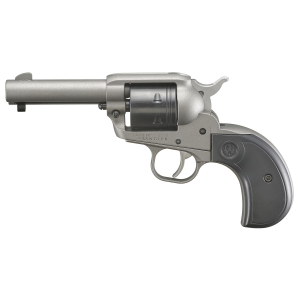 RUGER 2016 Wrangler 22 Lr 3.75 In Silver Cerakote Barrel & Frame, 6 Shot Black Cerakote Cylinder, Synthetic Grip On A Birdshead Pattern Grip Frame, Transfer Bar Safety , Revolver