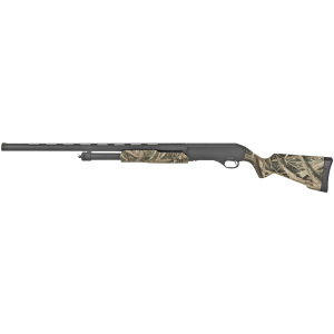 Stevens 22563 320 Field Compact 12 Gauge 3 in 5+1 26 in Matte Black Vent Rib Barrel, Matte Black carbon Steel Receiver, Mossy Oak Shadow Grass Blades, Includes Modified, Choke Tube, Shotgun