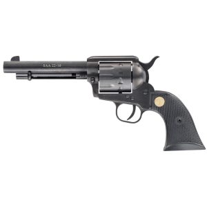 Chiappa CF340160 SAA 1873 Medium Frame 22 LR 10 Shot, 5.50 in Blued Steel Barrel, Blued Steel Frame, Blued Cylinder, Black Plastic Grip, Exposed Hammer , Revolver - Chiappa Firearms