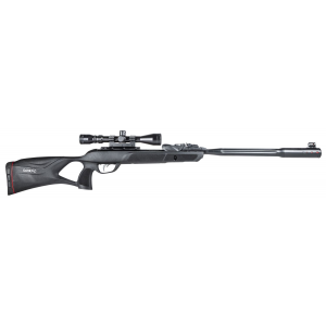 Gamo 6110063354 Swarm Fusion 10X Gen2 Break Open Gas Piston 177 Pellet 10rd Black Black All Weather Lightweight Thumbhole Stock Yes
