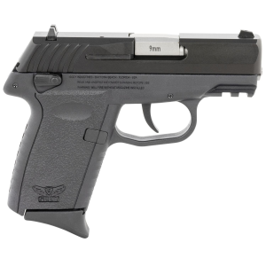 SCCY Industries CPX-1CBBKG3 CPX-1 Gen3 9mm Luger Caliber with 3.10 in Barrel, 10+1 Capacity, Black Finish Picatinny Rail Frame, Serrated Black Nitride Stainless Steel Slide & Polymer Grip