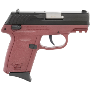 SCCY Industries CPX1CBCRG3 CPX-1 Gen3 9mm Luger 10+1 3.10 in Crimson Red Polymer w/Picatinny Rail Serrated Black Nitride SS Slide Crimson Red Polymer Grip, Pistol