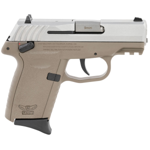 SCCY Industries CPX1TTDEG3 CPX-1 Gen3 9mm Luger 10+1 3.10 in FDE Polymer w/ Picatinny Rail Serrated SS Slide FDE Polymer Grip, Pistol