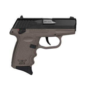 SCCY Industries CPX-4CBDE CPX-4 380 ACP 10+1 2.96 in FDE Polymer Serrated Black Nitride SS Slide Finger Grooved FDE Polymer Grip, Pistol