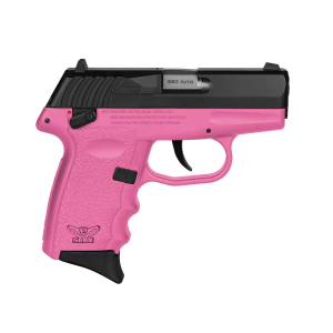 SCCY Industries CPX-4CBPK CPX-4 380 ACP 10+1 2.96 in Pink Polymer Serrated Black Nitride SS Slide Finger Grooved Pink Polymer Grip, Pistol