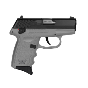 SCCY Industries CPX-4CBSG CPX-4 380 ACP 10+1 2.96 in Sniper Gray Polymer Serrated Black Nitride SS Slide Finger Grooved Sniper Gray Polymer Grip, Pistol