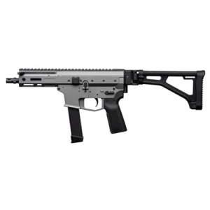 Angstadt Arms MDP-9, Generation 2, Semi-auto, Short Barreled Rifle, 9MM, 6 in Barrel, Cerakote Finish, Tactical Gray, 3 Lug Muzzle Device, Manual Safety, Folding 1913 Stock, 27 Rounds, 2 Magpul Glock PMAG Mags AAMDP29FG6