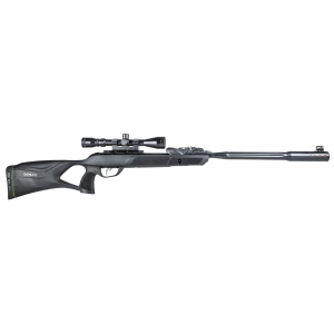 Gamo 611006335554 Swarm Fusion 10X Gen2 Break Open Gas Piston 22 Pellet 10rd Black Black All Weather Lightweight Thumbhole Stock