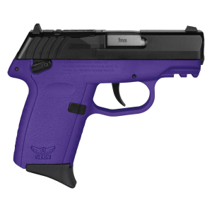 SCCY Industries CPX1CBPURDRG3 CPX-1 Gen3 RDR 9mm Luger 10+1 3.10 in Purple Polymer w/Picatinny Rail Serrated Black Nitride SS Slide Purple Polymer Grip, Pistol