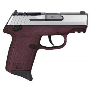 SCCY Industries CPX1TTCRRDRG3 CPX-1 Gen3 RDR 9mm Luger 10+1 3.10in Crimson Red Polymer w/Picatinny Rail Serrated SS Slide Crimson Red Polymer Grip