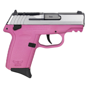 SCCY Industries CPX1TTPKRDRG3 CPX-1 Gen3 RDR 9mm Luger 10+1 3.10 in Pink Polymer w/ Picatinny Rail Serrated SS Slide Pink Polymer Grip, Pistol