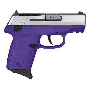 SCCY Industries CPX1TTPURDRG3 CPX-1 Gen3 RDR 9mm Luger 10+1 3.10 in Purple Polymer w/Picatinny Rail Serrated SS Slide Purple Polymer Grip, Pistol