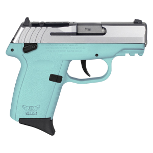 SCCY Industries CPX1TTSBRDRG3 CPX-1 Gen3 RDR 9mm Luger 10+1 3.10 in SCCY Blue Polymer w/Picatinny Rail Serrated SS Slide SCCY Blue Polymer Grip, Pistol