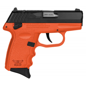 SCCY Industries CPX4CBORRDRG3 CPX-4 RD 380 ACP 10+1 2.96in Orange Polymer/Serrated Black Nitride Stainless Steel Slide/Finger Grooved Orange Polymer Grip