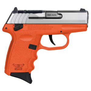 SCCY Industries CPX4TTORRDRG3 CPX-4 RD 380 ACP 10+1 2.96in Orange Polymer/Serrated Stainless Steel Slide/Finger Grooved Orange Polymer Grip