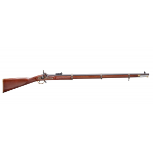 Taylors & Company 210033 Enfield Whitworth 451 Cal Percussion Musket Cap 36 Browned Hexagonal Barrel, Color Case Hardened Rec, Walnut Stock, Ladder Sight