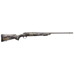 Browning 035540227 X-Bolt Mountain Pro Tungsten 7mm Rem Mag 3+1 26 in Spiral Fluted & Lapped Barrel, Recoil Hawg Muzzle Brake, Tungsten Cerakote, Spiral Fluted Bolt, Carbon Fiber Stock With Accent Graphics, Removeable Picatinny Acc. Rail, Rifle
